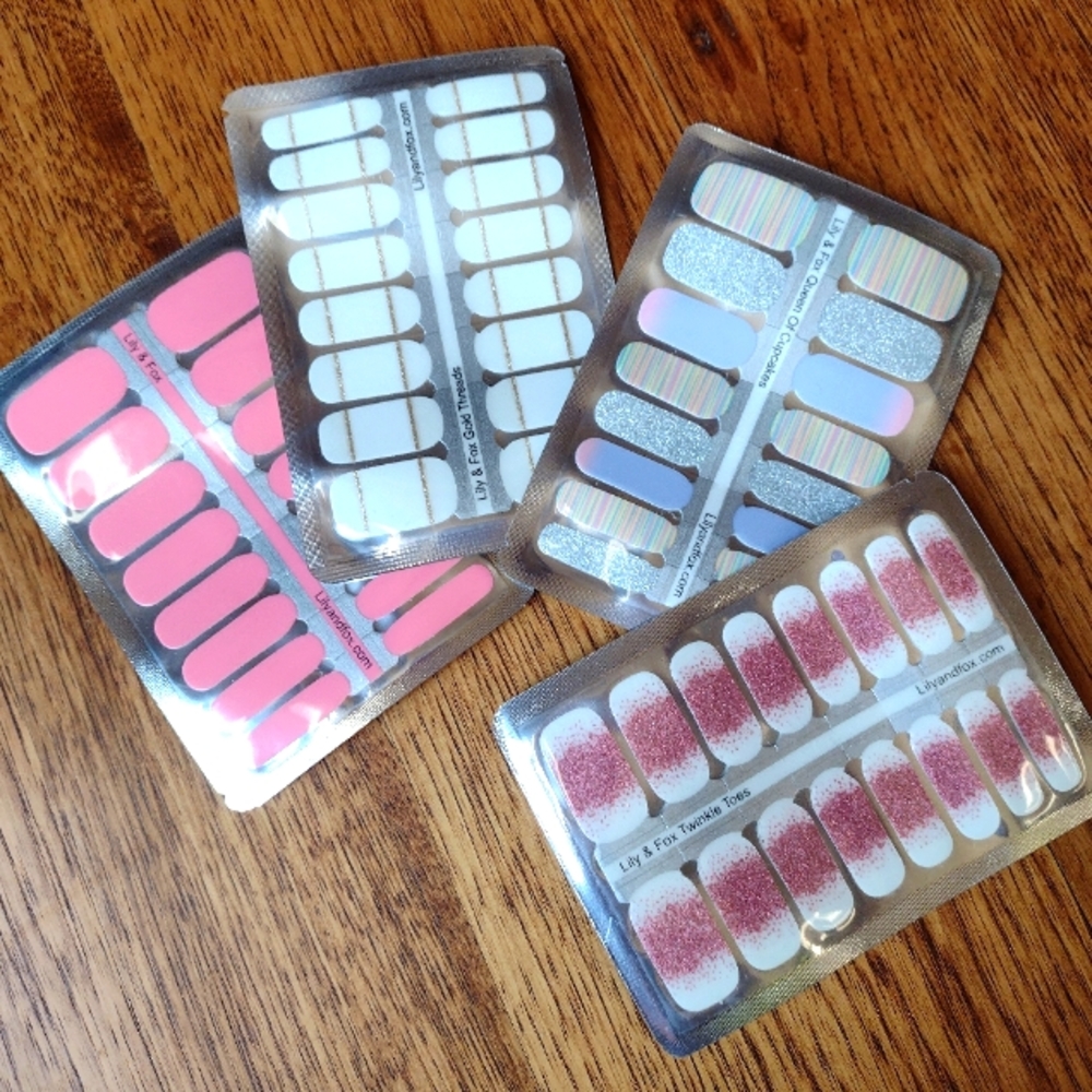 Nail Stickers - 4 Packs